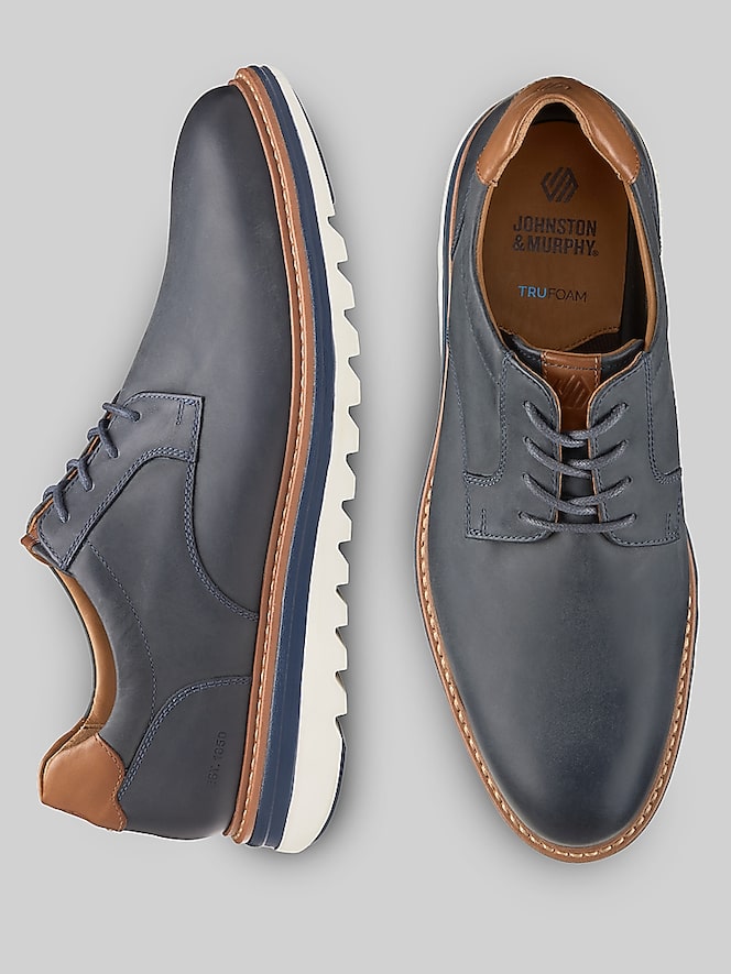 Johnston &Amp; Murphy Braxton Plain Toe Oxfords