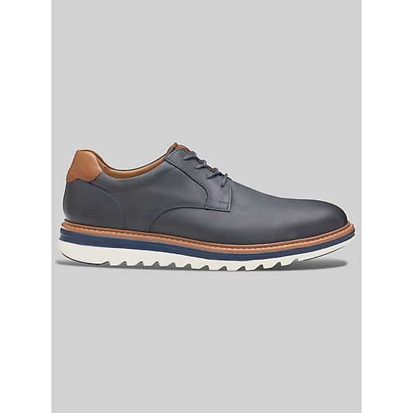 Johnston & Murphy Men's Braxton Plain Toe Oxfords Navy - Size: 13 D-Width TMW43BN30401