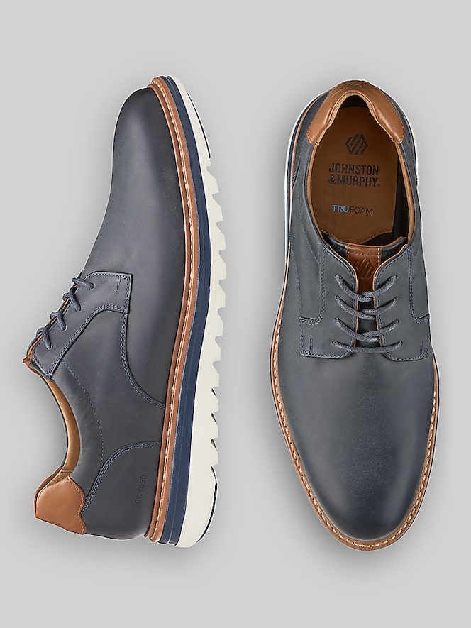 Johnston &Amp; Murphy Braxton Plain Toe Oxfords