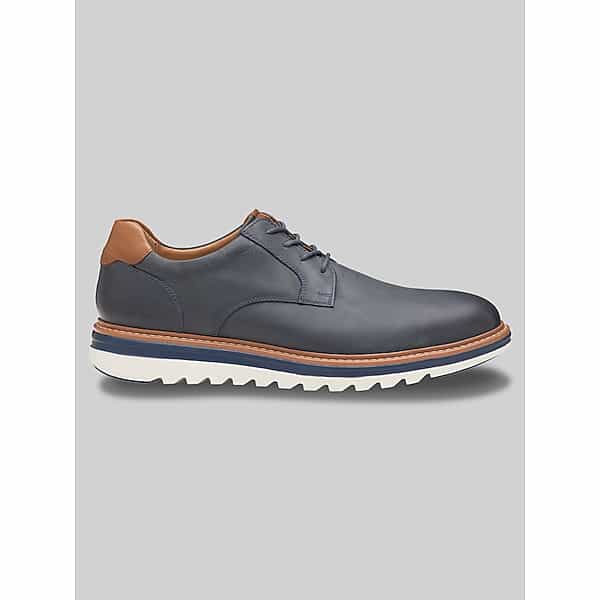 Johnston & Murphy Men's Braxton Plain Toe Oxfords Navy - Size: 11 D-Width
