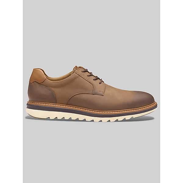 Johnston &Amp; Murphy Johnston & Murphy Men's Braxton Plain Toe Oxfords Brown - Size: 13 D-Width
