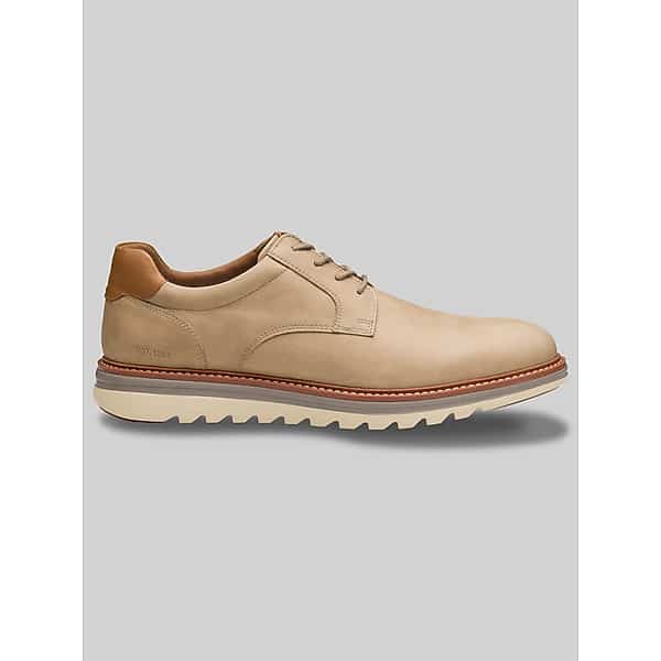 Johnston & Murphy Men's Braxton Plain Toe Oxfords Taupe - Size: 11.5 D-Width