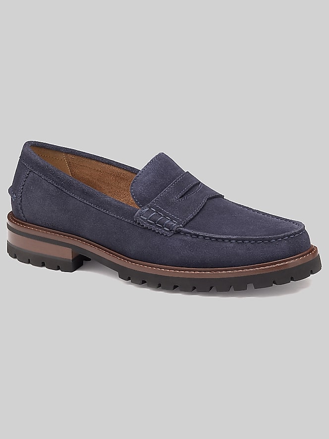 Johnston &Amp; Murphy Collier Penny Moc Toe Loafers