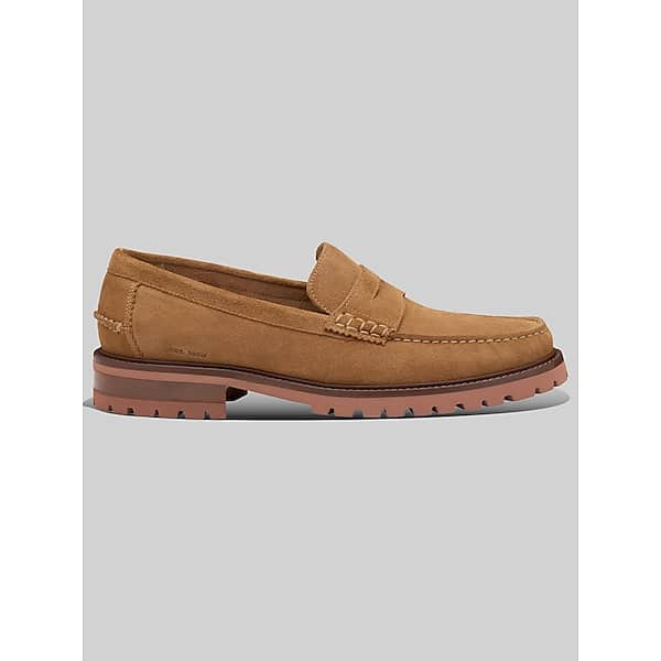 Johnston & Murphy Men's Collier Penny Moc Toe Loafers Tan - Size: 14 D-Width TMW43BP40405