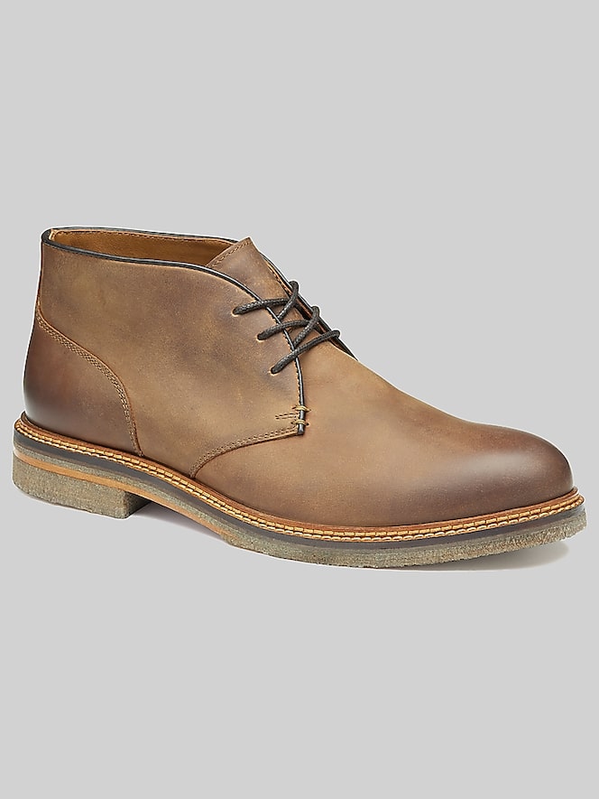 Johnston &Amp; Murphy Calder Chukka Plain Toe Boots