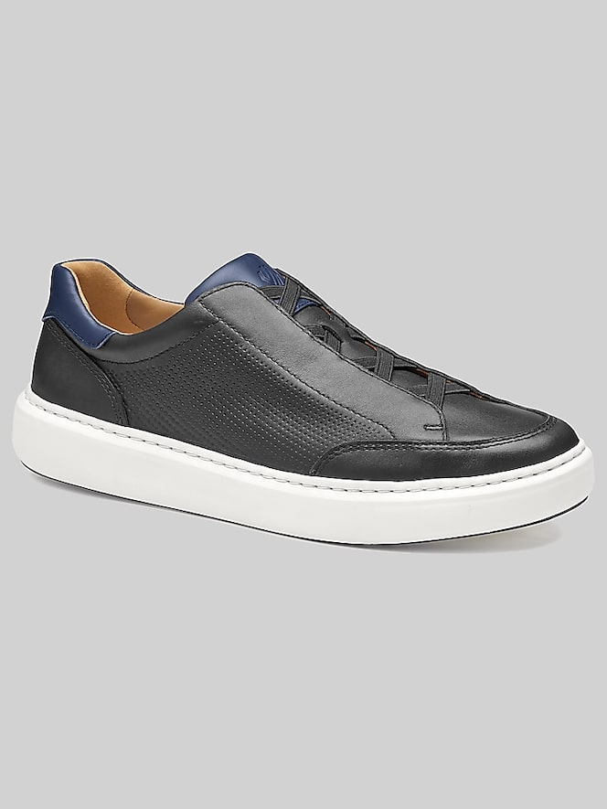 Johnston &Amp; Murphy Anders Stretch Lace-To-Toe Sneakers, Black - Image 2 of 6