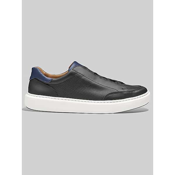 Johnston & Murphy Men's Anders Stretch Lace-To-Toe Sneakers Black - Size: 10 D-Width TMW43BT00402