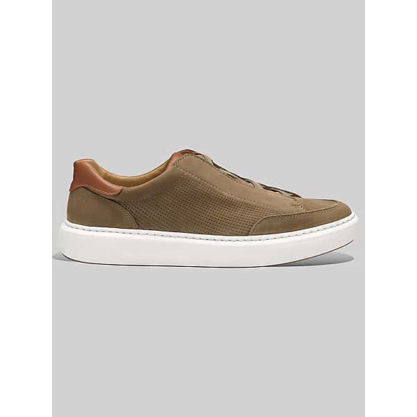 Johnston & Murphy Men's Johnston & Amp; Murphy Anders Stretch Lace-To-Toe Sneakers Taupe - Size: 10 1/2 D-Width TMW43BT05407