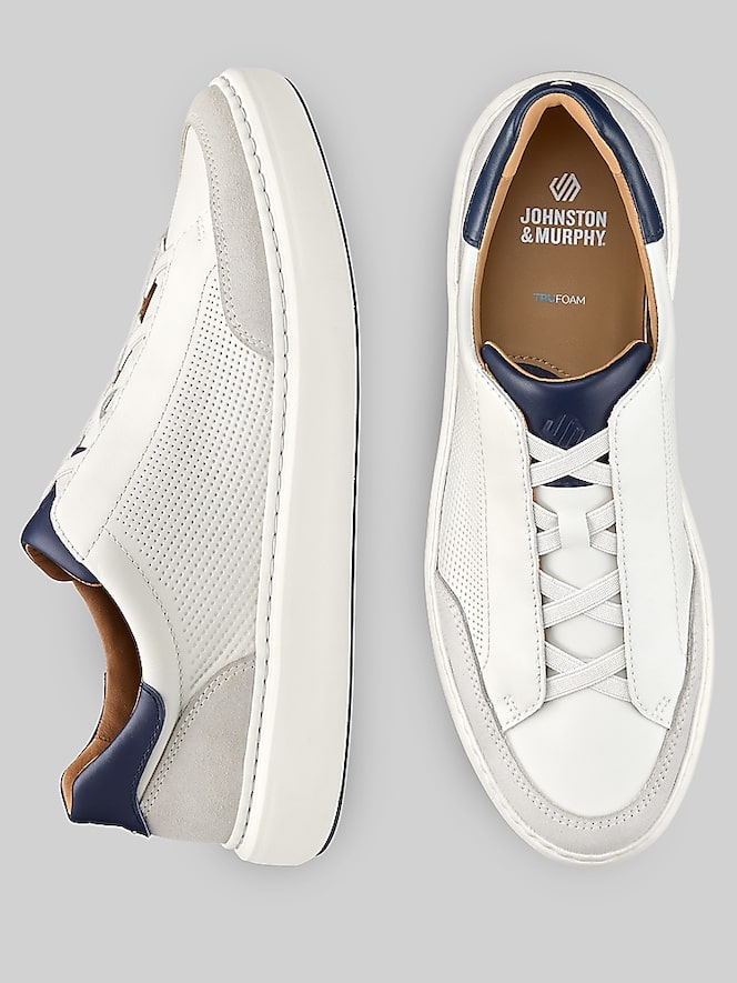 Johnston &Amp; Murphy Anders Stretch Lace-To-Toe Sneakers