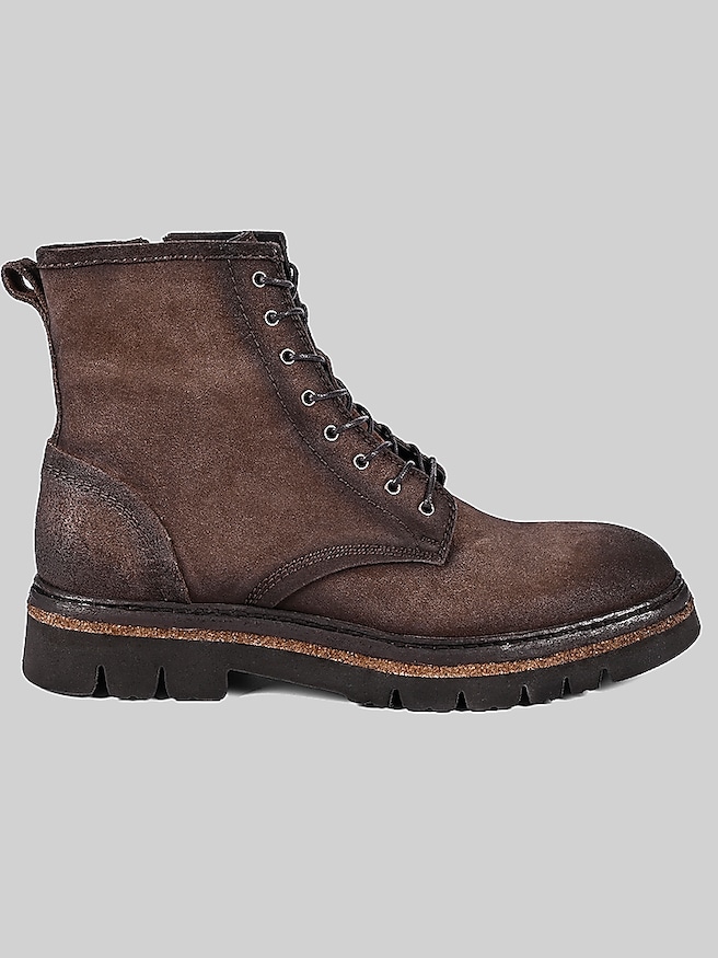 Roan Men's Duty Plain Toe Boots , Brown Valour
