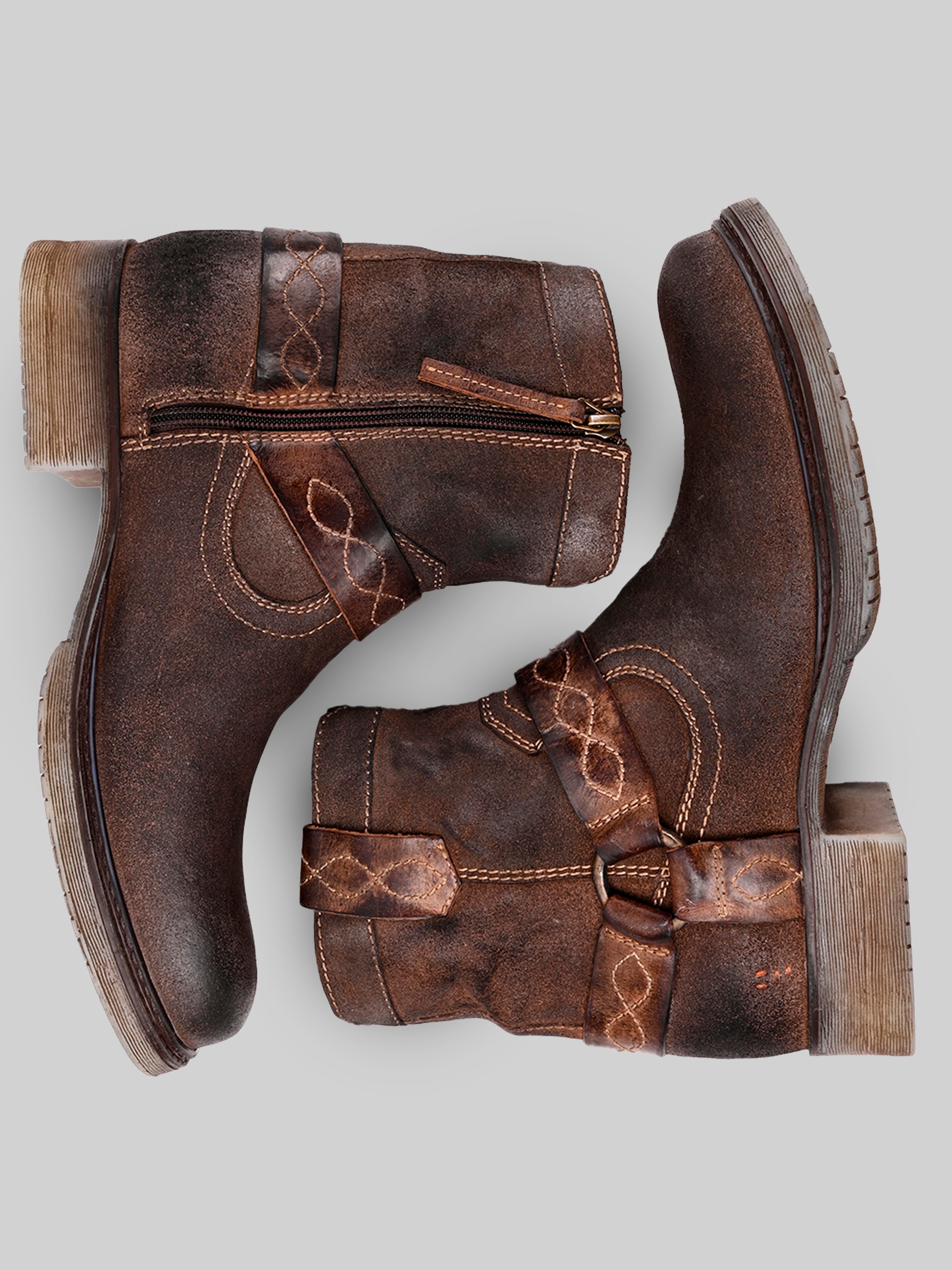 Roan Colton V Buckle Strap Boot