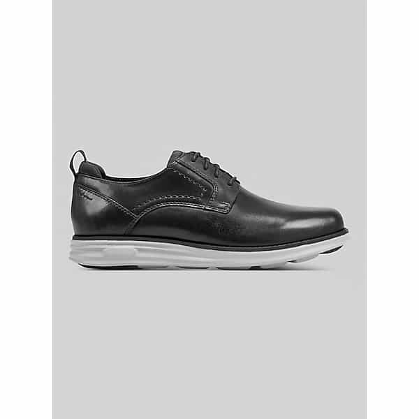 Rockport Men's Canton Casual Lace-Up Round Toe Oxfords Black - Size: 11.5 D-Width