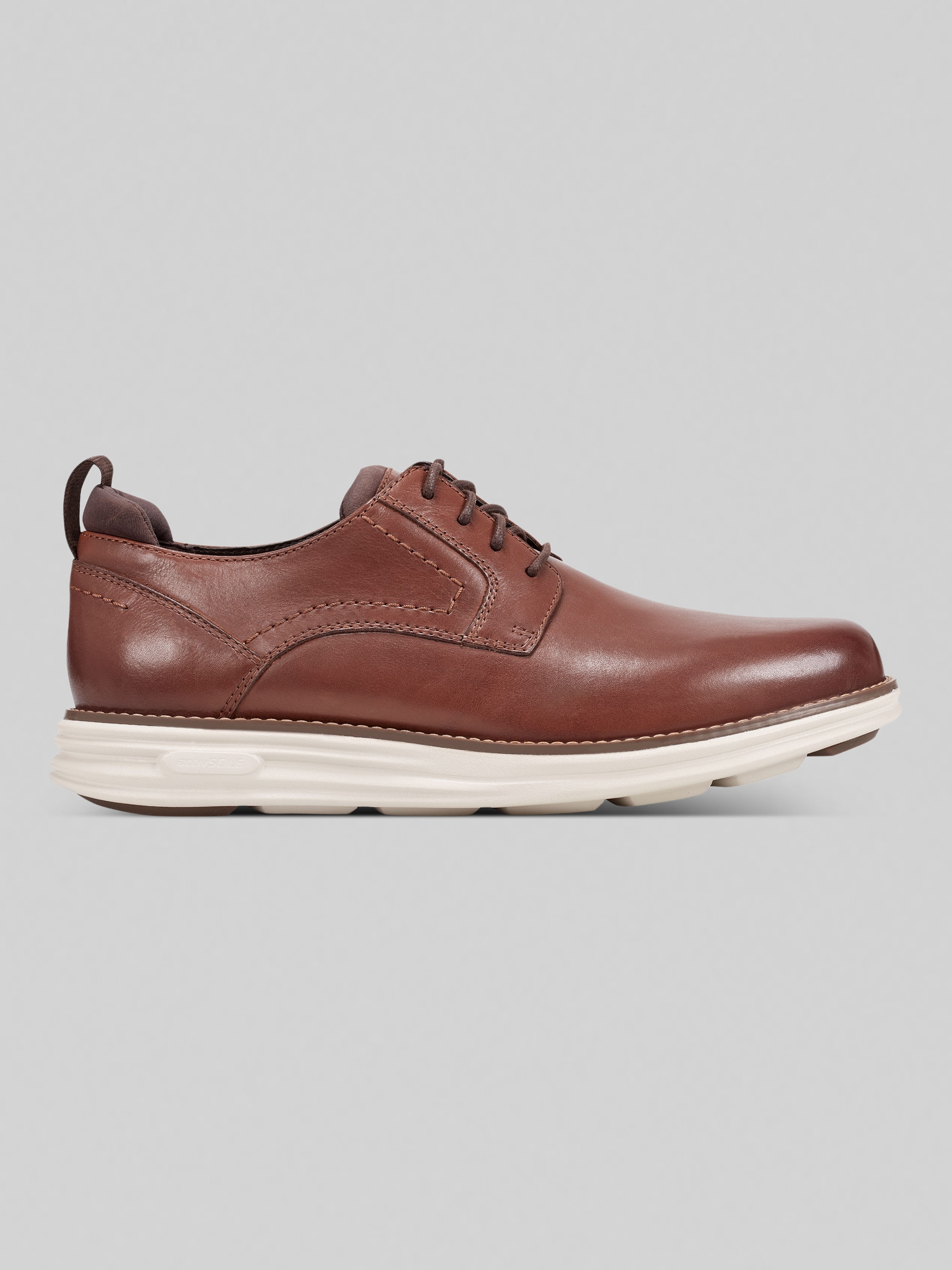 Rockport Canton Casual Lace-Up Round Toe Oxfords, Dark Natural - Tan | Dress  Shoes | Men's Wearhouse