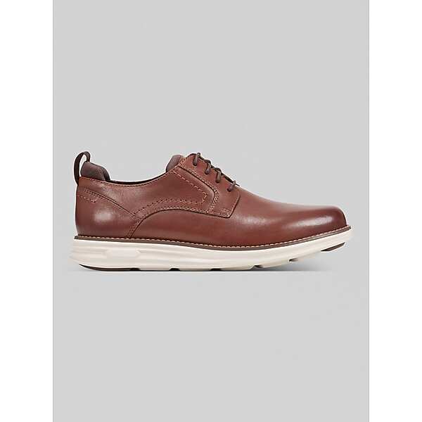Rockport Men's Canton Casual Lace-Up Round Toe Oxfords Dark Natural - Size: 11 D-Width