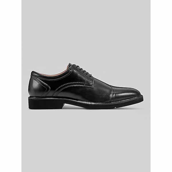 Rockport Men's Findlay Dress Lace-Up Almond Toe Oxfords Black - Size: 11.5 XWIDE