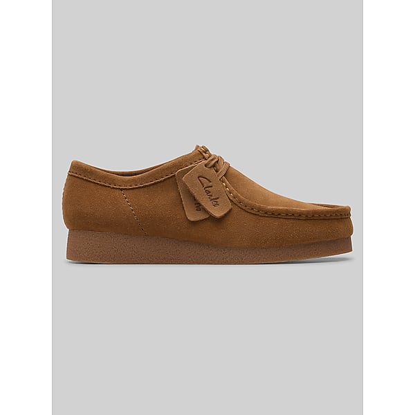 Clarks Men's Wallabee EVO Moc Toe Slip On Shoes Cola Suede - Size: 7.5 D-Width