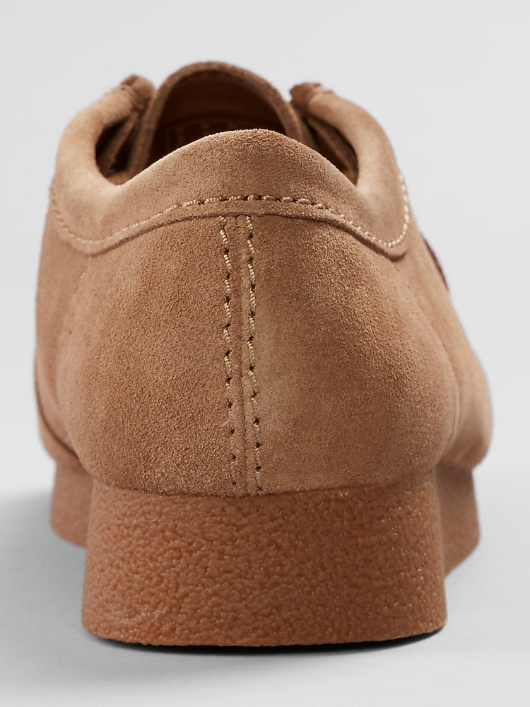 Haru Clarks WallabeeEVO Bt【UK8.5】 Clarks Wallabee Evo Moc Toe Suede Slip On Boot, Dark Sand - Brown