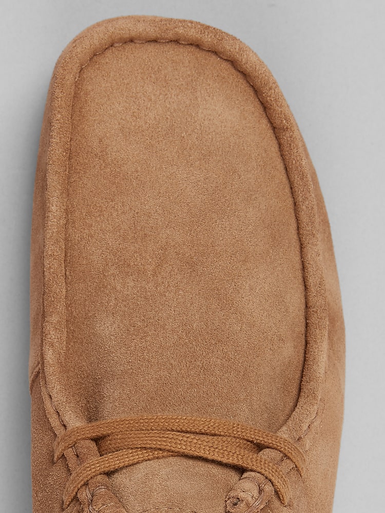 Clarks Wallabee Evo Moc Toe Suede Slip On Boot, Dark Sand - Brown