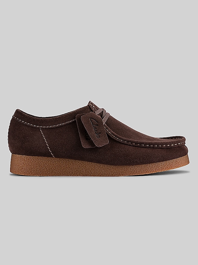 Men's Wallabee Evo Moc Toe Suede Slip On Boot