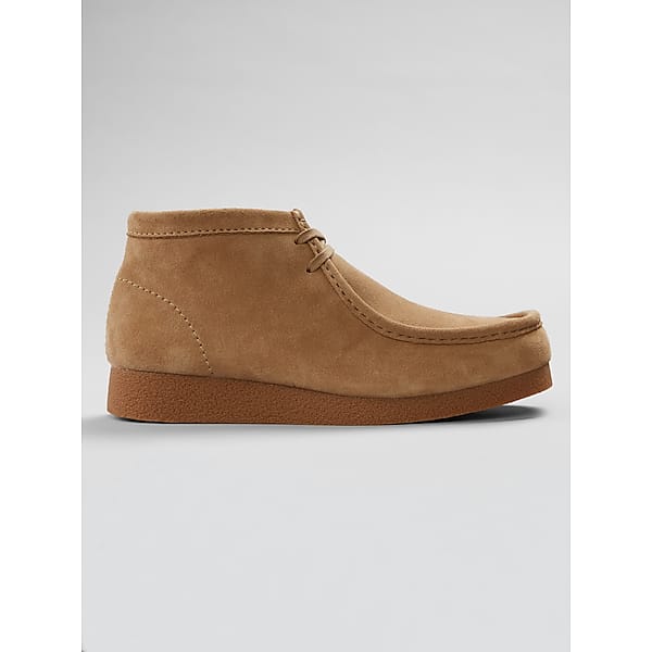 Clarks Men's Wallabee EVO Moc Toe Slip On Boots Dark Sand - Size: 12 D-Width TMW43CM20405