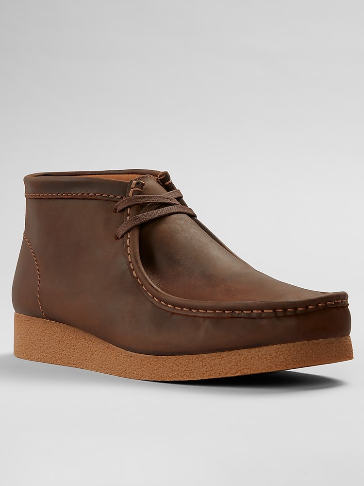 Clarks Wallabee EVO Moc Toe Slip On Boots, Beeswax - Brown | Boots