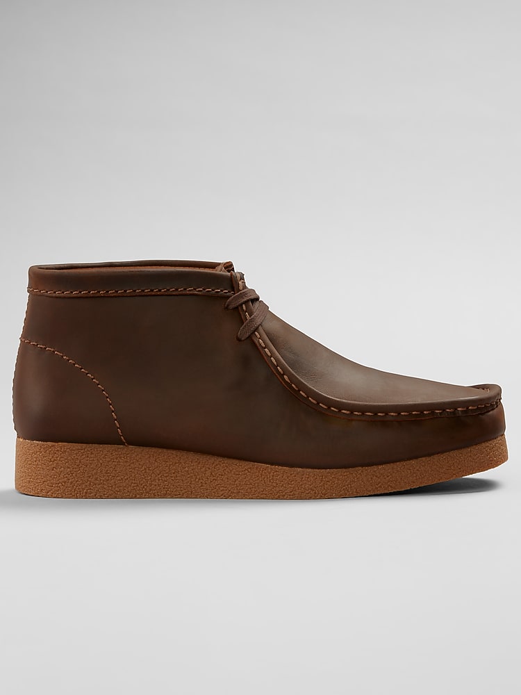 Clarks Wallabee EVO Moc Toe Slip On Boots, Beeswax - Brown | Boots
