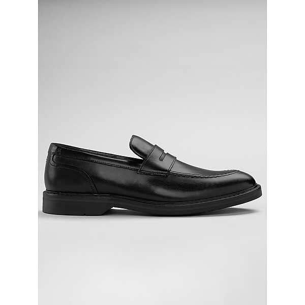 Clarks Men's Aldwin Step Moc Toe Slip On Shoes Black - Size: 9 D-Width