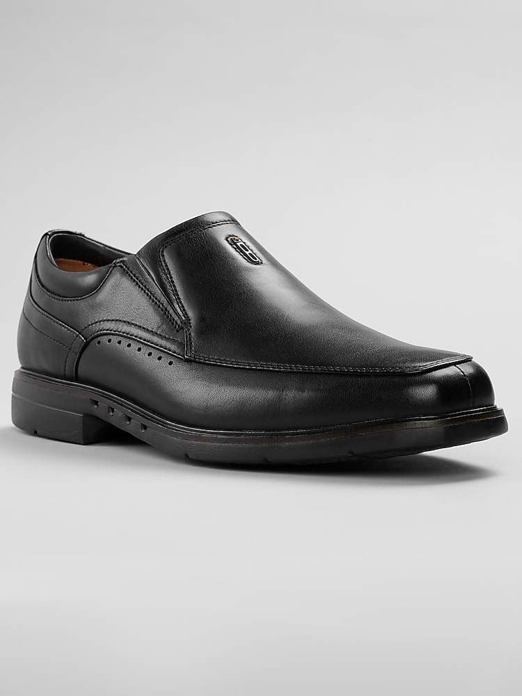 Clarks Un Kendric Go Moc Toe Slip On Shoes, Black | Casual Shoes | Men's  Wearhouse