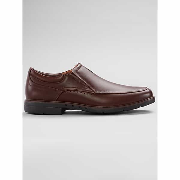 Clarks Men's Un Kendric Go Moc Toe Slip On Shoes Mahogany - Size: 10 WIDE TMW43CR10W16