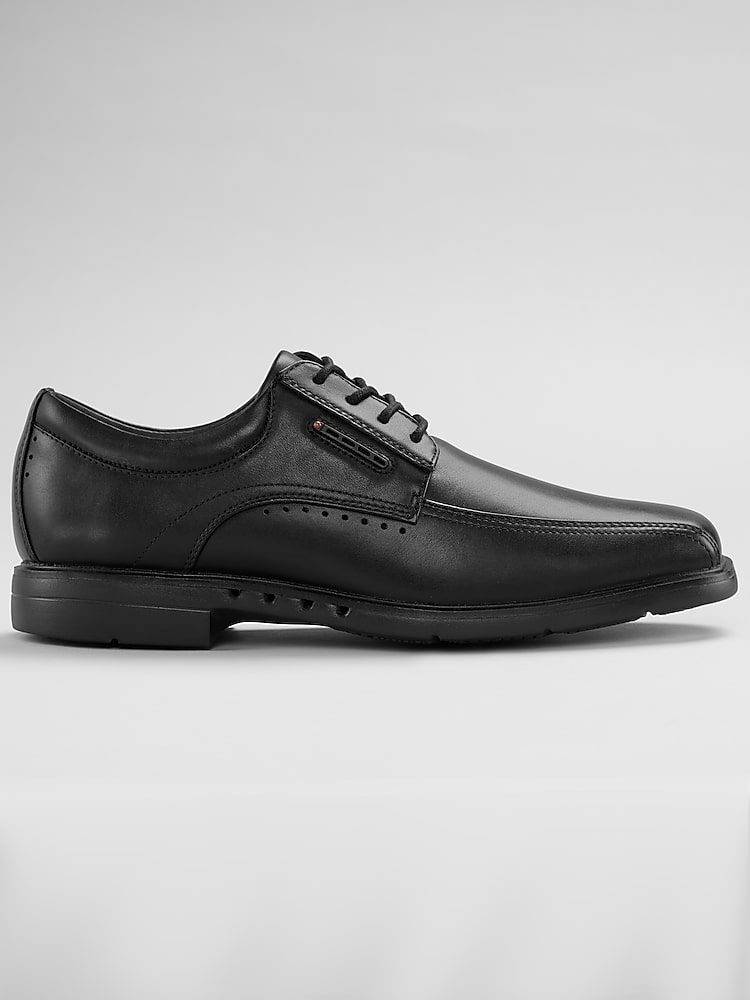 Clarks Un Kendric Way - Black Leather - 8