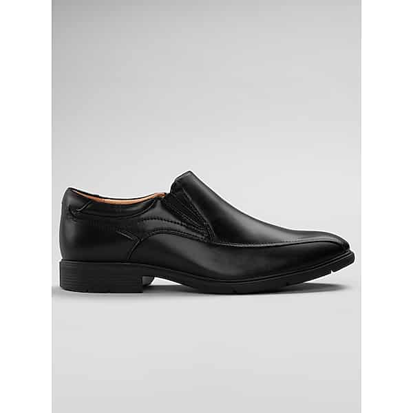 Clarks Men's Eldredge Step Slip On Shoes Black - Size: 12 D-Width TMW43CU20402