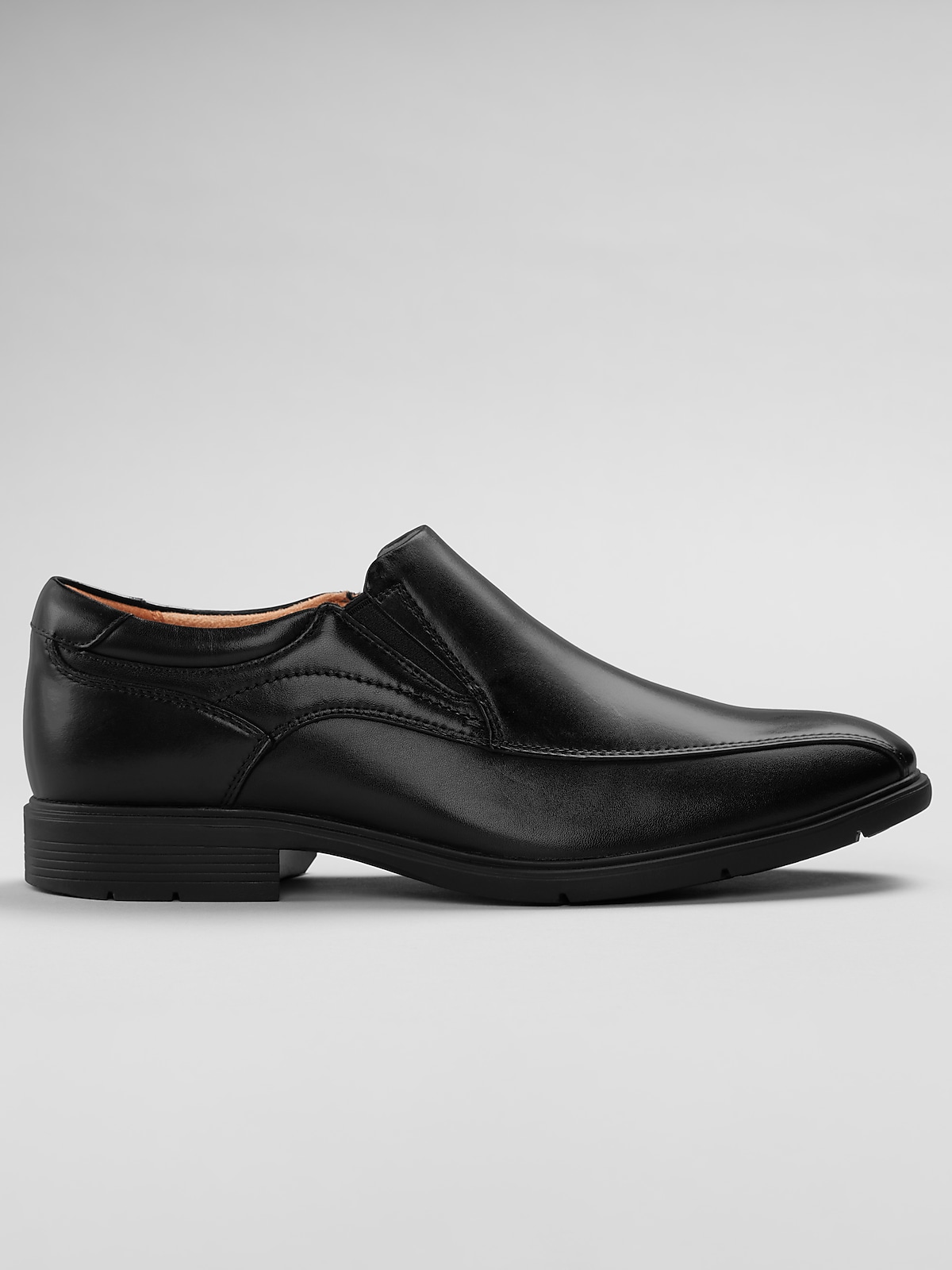 Clarks Eldredge Step Slip On Shoes, Dark Tan | Casual Shoes  display picture 1