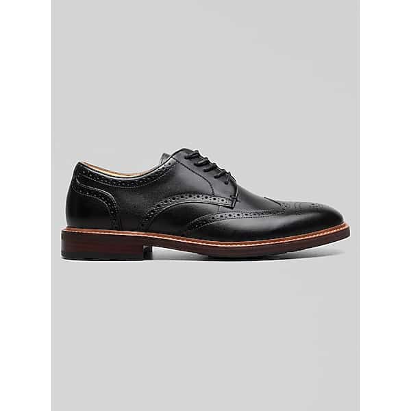 Florsheim Men's Anthem Wingtip Oxfords Black - Size: 7.5 WIDE TMW43CX75W02