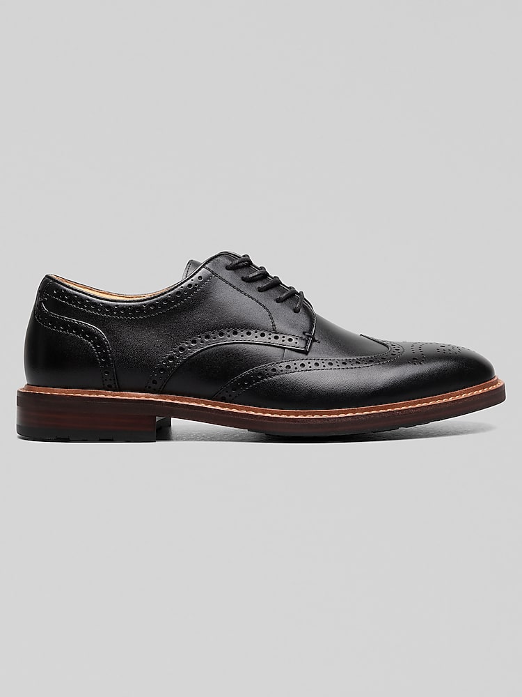 Florsheim Anthem Wingtip Oxfords, Black | Dress Shoes | Men's Wearhouse