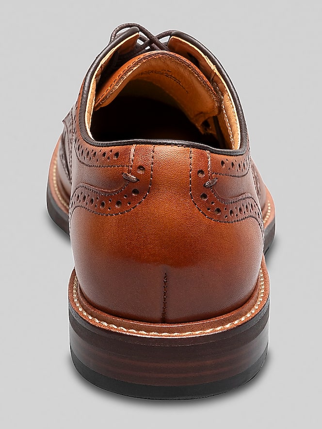 Florsheim Anthem Wingtip Oxfords, Saddle Tan - Image 5 of 8