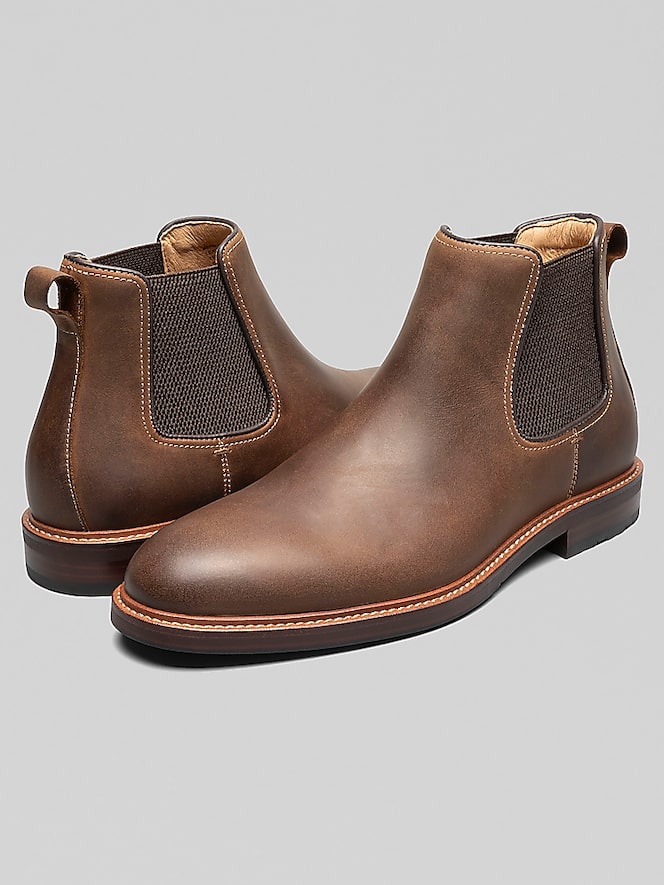 Florsheim Anthem Plain Toe Chelsea Boots, Brown - Image 4 of 8