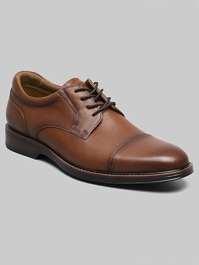 Florsheim Traveler Cap Toe Oxfords, Cognac - Image 2 of 7