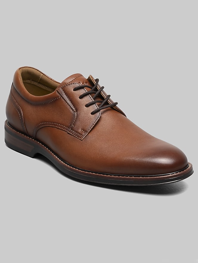 Florsheim Traveler Plain Toe Oxfords, Cognac - Image 2 of 7