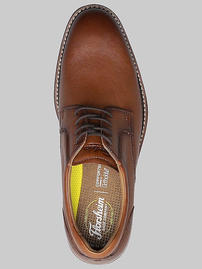 Florsheim Traveler Plain Toe Oxfords, Cognac - Image 4 of 7