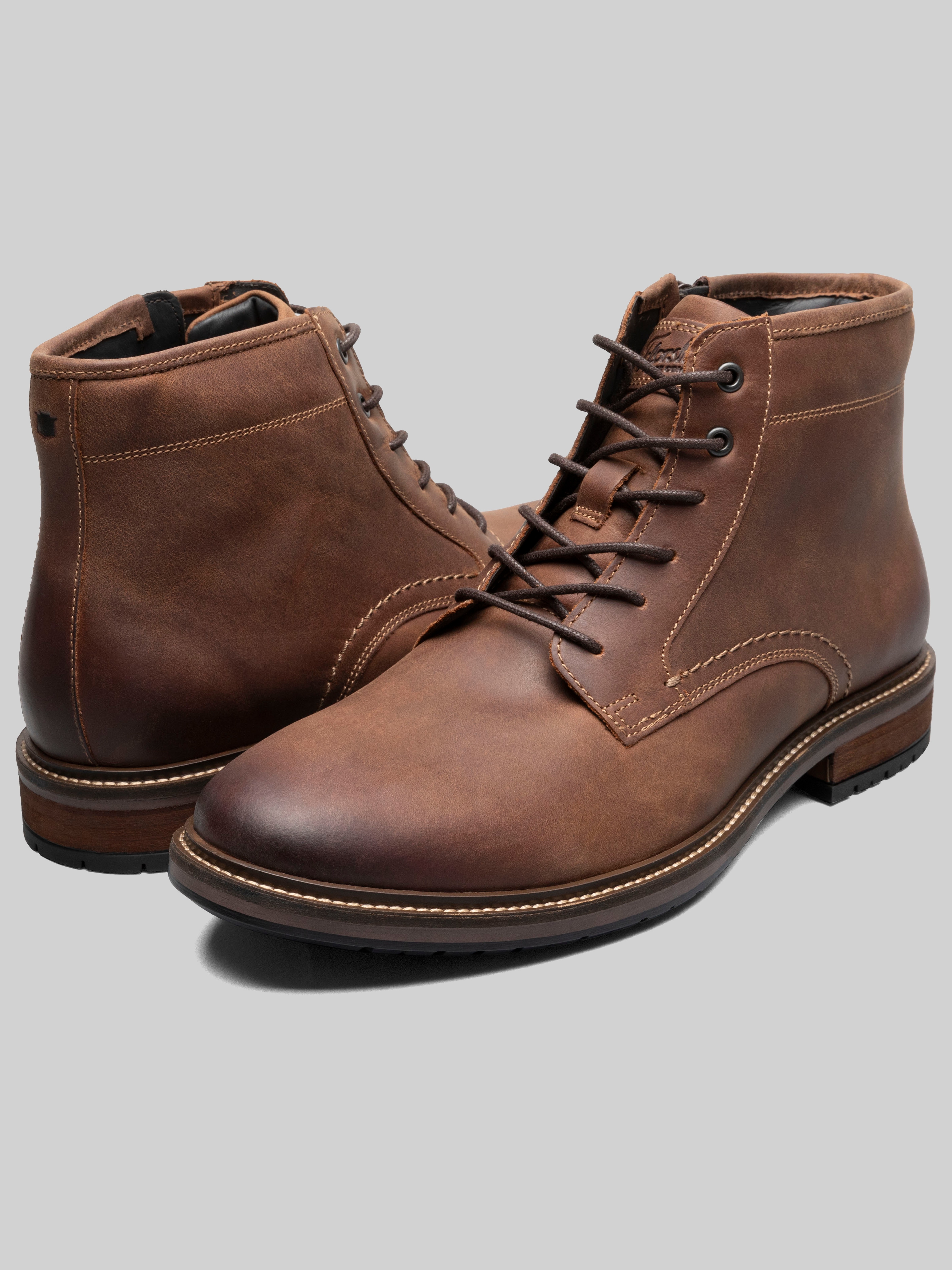 Forge Plain Toe Lace Up Boots