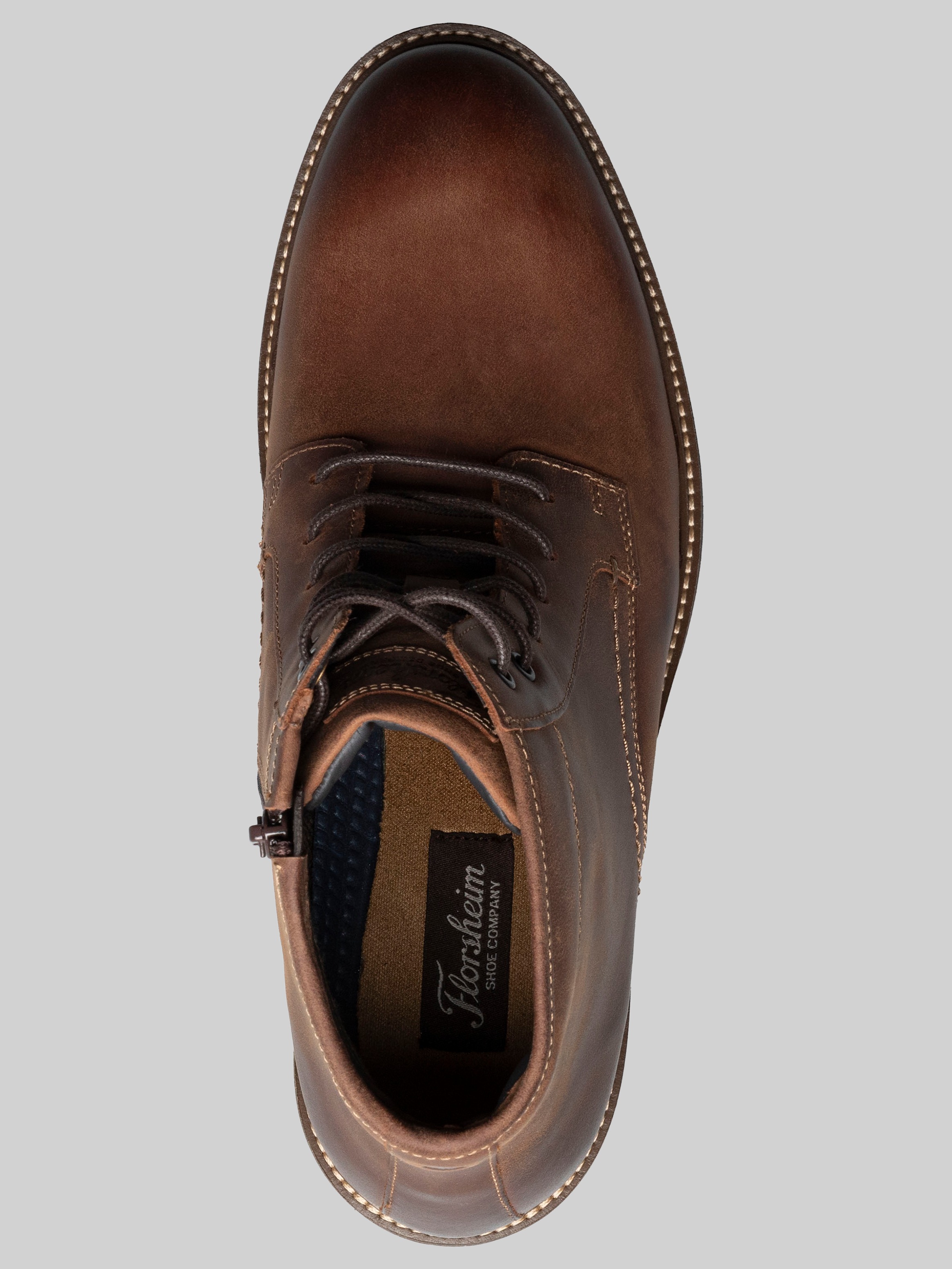 Forge Plain Toe Lace Up Boots