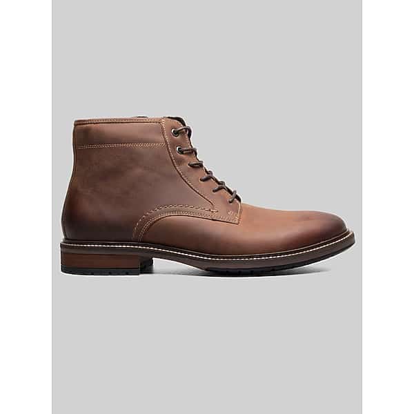 Florsheim Men's Forge Plain Toe Lace Up Boots Brown - Size: 7 1/2 D-Width