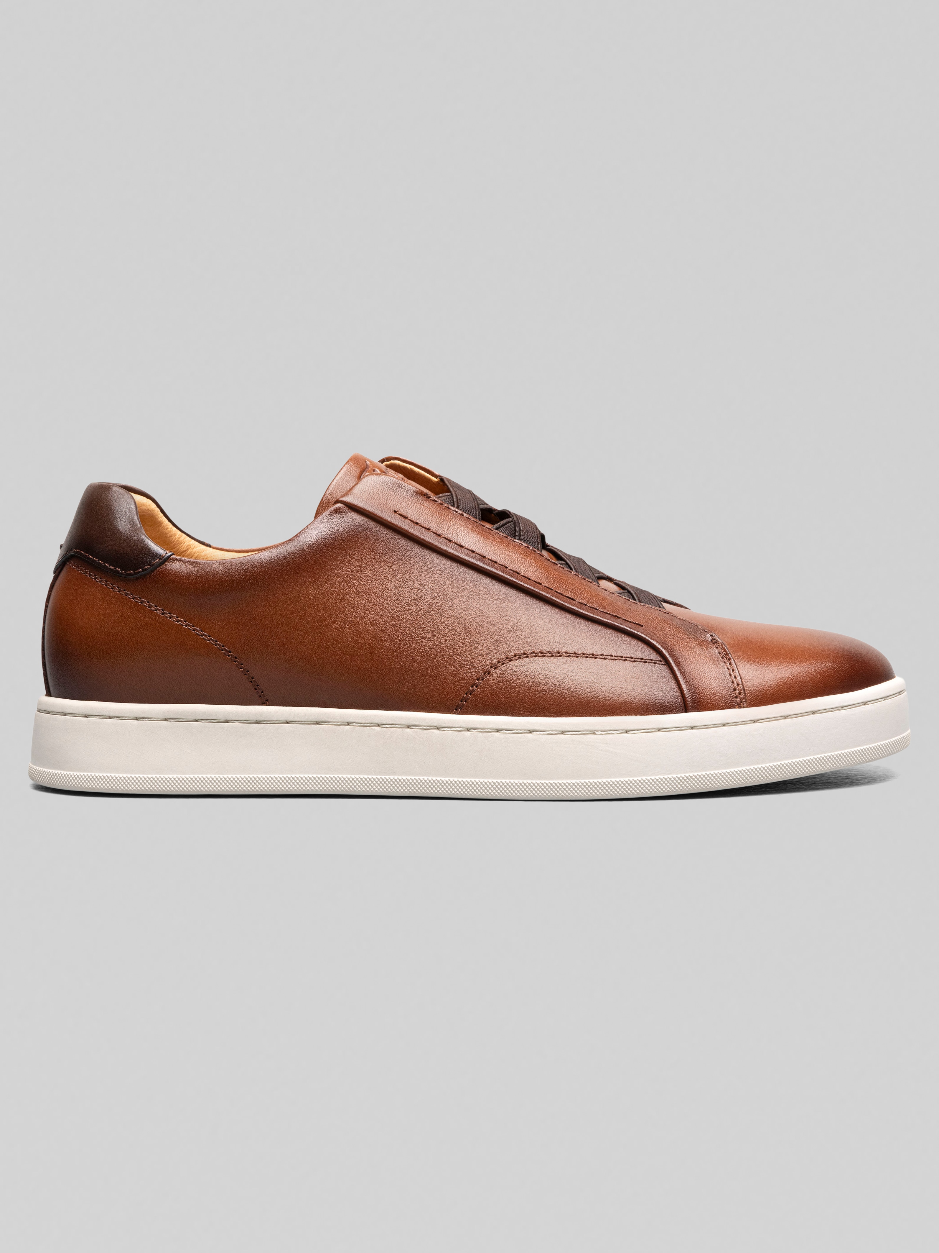mens dress tennis shoes brown Samuel Hubbard DressFast Men's Shoes Cognac Leather : 9.5 D