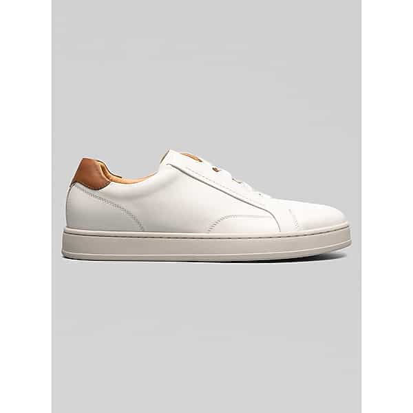 Florsheim Men's Monopoli Elastic Lace-To-Toe Sneakers Cream - Size: 11 1/2 D-Width