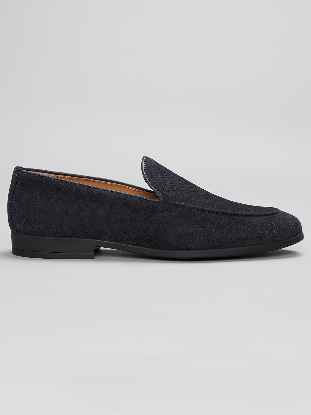 Bruno Magli Silvio Suede Loafers, Navy - Blue | Loafers  display picture 2