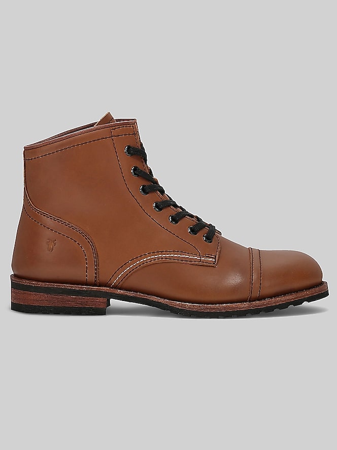 Frye Landon Mid Lace Cap Toe Boots