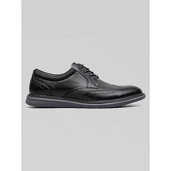 Nunn Bush Men's Chase Wingtip Oxfords Black - Size: 10.5 D-Width