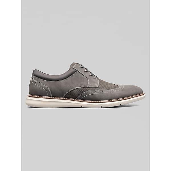 Nunn Bush Men's Chase Wingtip Oxfords Gray - Size: 9 D-Width