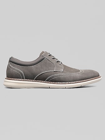 chinese dress ladies Wingtip Oxford Italian Men Shoes with Grey Leather