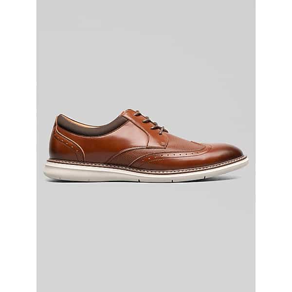 Nunn Bush Men's Chase Wingtip Oxfords Cognac - Size: 10.5 D-Width